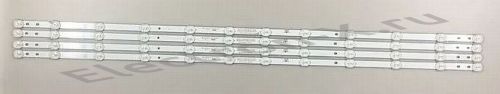 Светодиодная планка для подсветки ЖК панелей CY-430D-4X10 б/у компл 4 шт